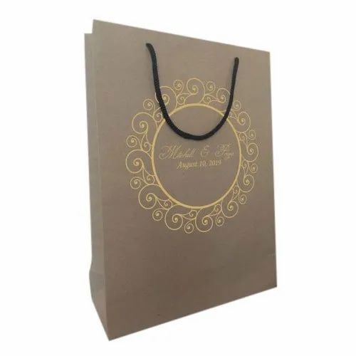 printed gift paper bag