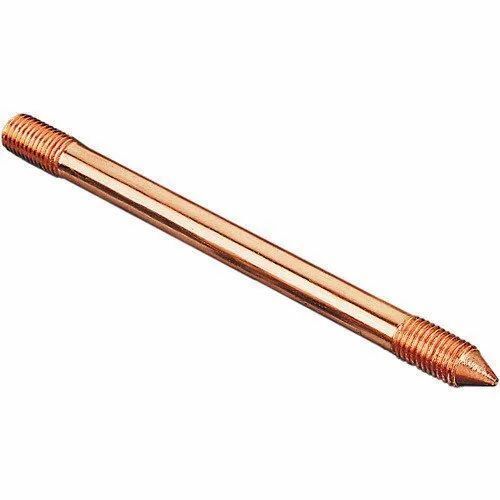 Corrosion Resistant Durable Solid Copper Earthing Rods