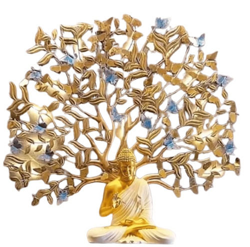 Appealing Look Combo Tree Butterflies Buddha Statue, 2ft