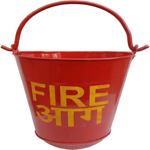 Round Shape Plain Design Fire Bucket