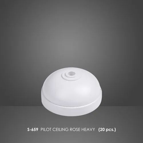 White Color Premium Design Pilot Ceiling Rose Hose