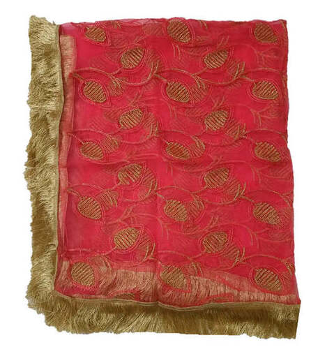 Light Weighted Skin-Friendly Embroidered Breathable Fancy Casual Dupatta for Ladies