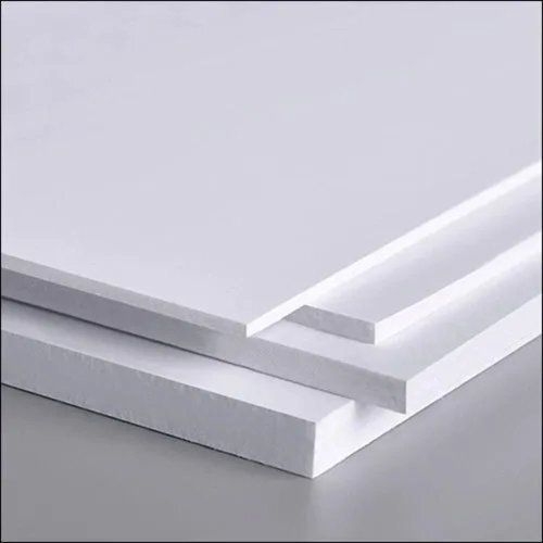 Whie Color Plain Pattern Rectangular Shape Foam Boards