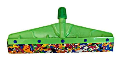 Multi-Color Floor Wipers - Foam and Plastic, 18 Inch Size, Green Color | Durable and Portable Design for Efficient Floor Cleaning