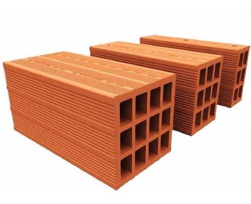 Any Color Rectangle Hollow Clay Brick,