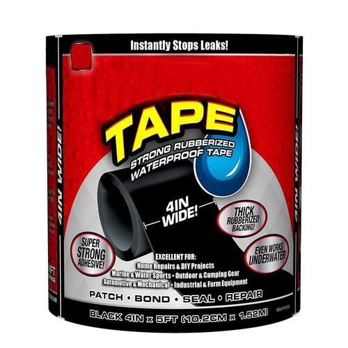 Waterproof Seal Black Single Sided Flex Tape