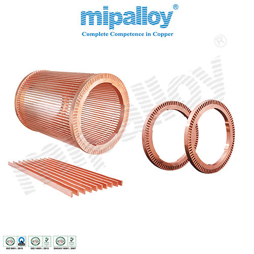 Durable Copper Short Circuit Rings and Rotor Bar