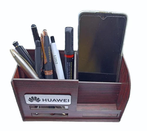 Wooden Premium Design Pen Holder