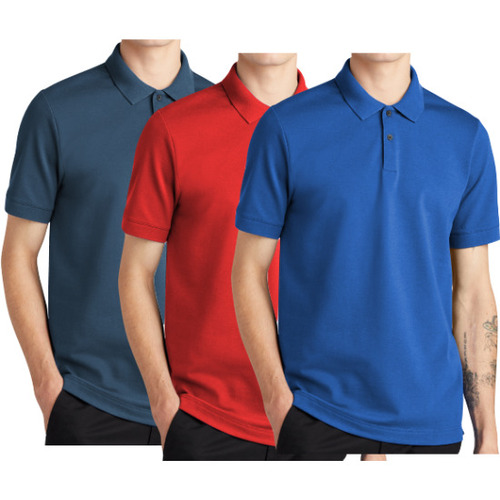 Casual Wear Readymade Regular Fit Short Sleeves Collared Neck Plain Mens T Shirts