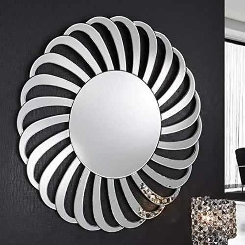 Stylish And Designer Round Shape Modern Mirror For Home And Hotel