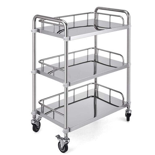 Stainless Steel Hospital Trolley