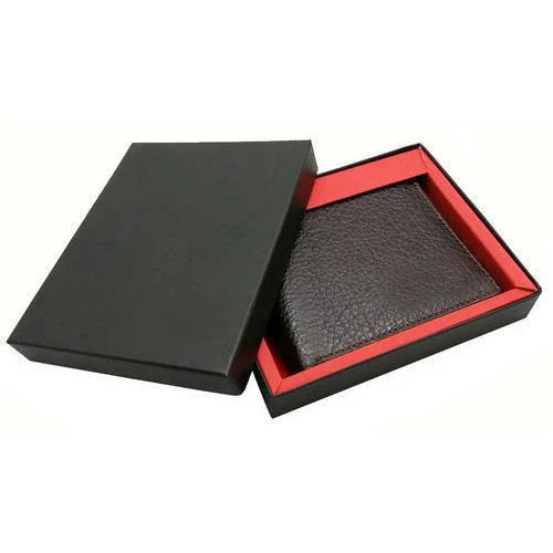 100 Percent Recyclable Eco-Friendly Rectangular Plain Corrugated Wallet Packaging Box