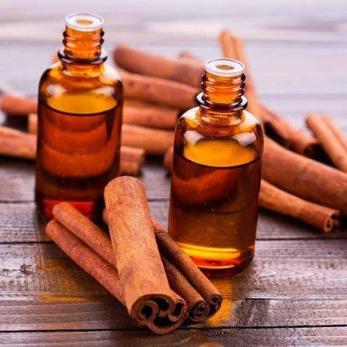 Cinnamon Essential Oil - 100% Natural Organic, Transparent Color, Cold Pressed Viscosity | Fragrant Aroma, General Base Oil