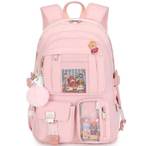 Adjustable Strap Printed School Bag