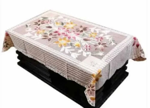 Good Stitched Washable Shrink Resistant Normal Shine Soft Printed Table Cover