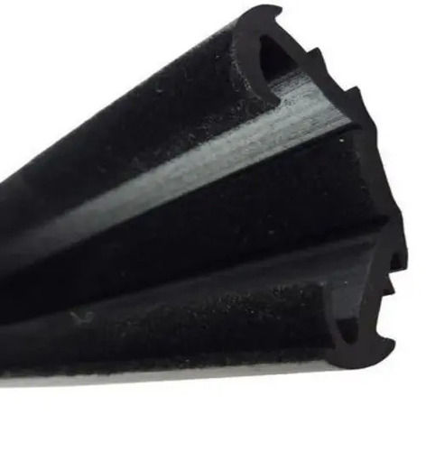 Black Color Rubber Flocked Channel