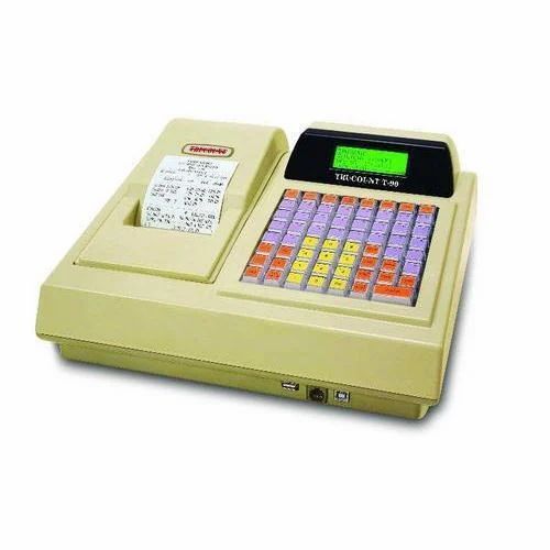 Table Mounted Square Shape High Efficiency Electrical Digital Electronic Cash Register