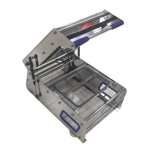 Excellent Strength Manual Tray Cap Sealer Machine