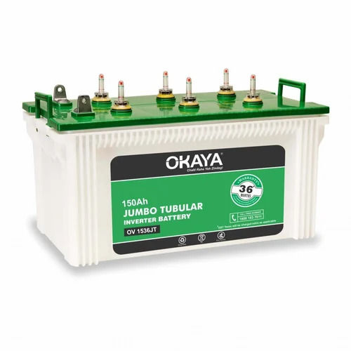 Okaya 150Ah Jumbo Tubular Inverter Battery With 36 Months Warranty