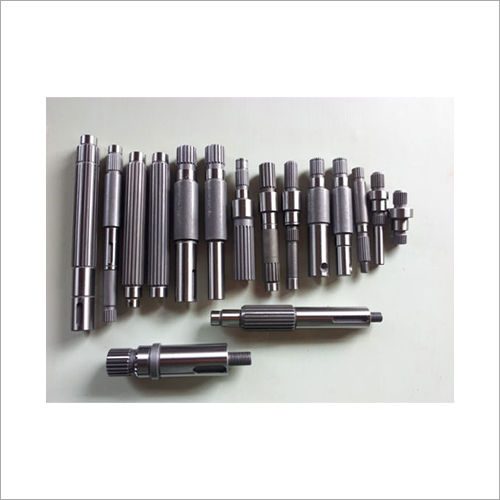 Silver 50 Hrc Hardness Round Stainless Steel Cnc Machined Shaft