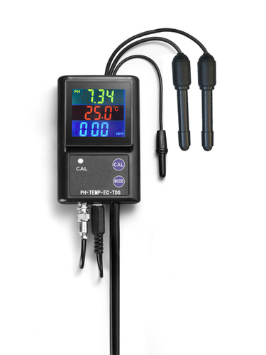 PH-260 Portable Digital PH And TDS Meter - Triple LCD, BNC Composite Electrode, Wall Mountable | Multi-Parameter, High Precision, Easy Operation