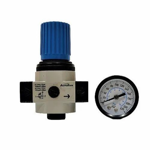 Multi Color Al Die Cast F Series Air Regulator