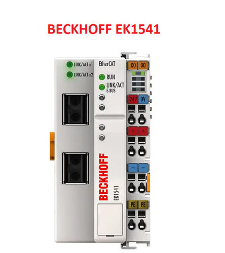 Ek1541 Beckhoff Ethercat Coupler With ID Switch, Plastic Optical Fiber