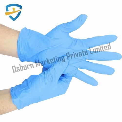 Blue Disposable Nitrile Gloves