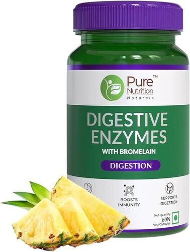 Digestive Enzymes With Bromelain Veg Capsules