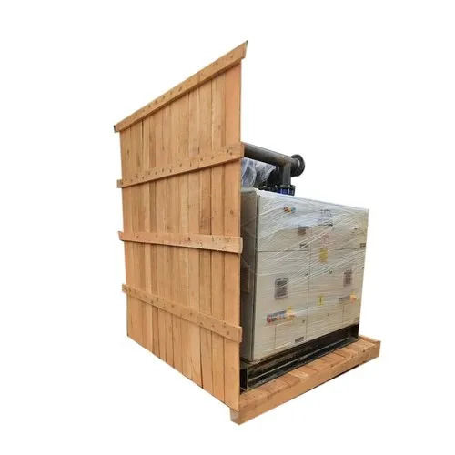 Heavy-Duty Rectangular Termite Resistant Solid Wooden Wooden Pallet Box for Packaging