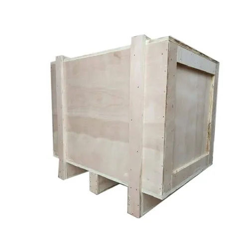 Heavy-Duty Rectangular Termite Resistant Solid Wooden Wooden Pallet Box for Packaging