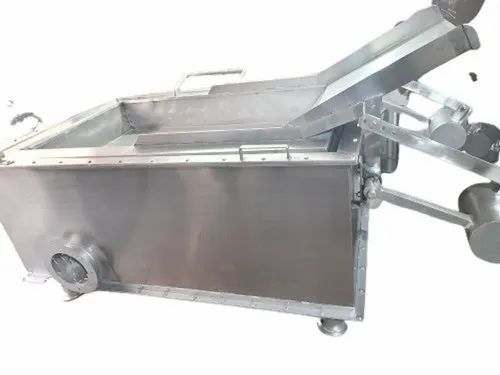 Semi-Automatic Rectangular Potato Chips Fryer