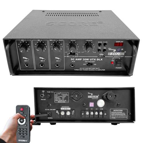 Two Channel Amplifier, 5C AMP 30W UTX DLX