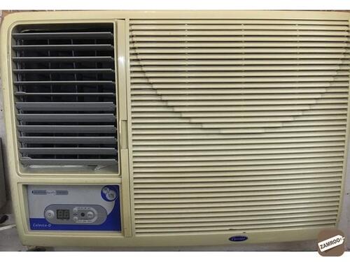 Electric Window Air Conditioner - Plastic & Metal, Standard Size, White | High Air Delivery, 4-Way Airflow, Energy Efficient, Easy to Install, Remote Operated, Shock Resistant