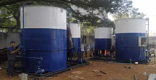 Heavy Duty Industrial Storage Tank - Mild Steel, High Strength Design | Durable, Rust Free, Circular Shape