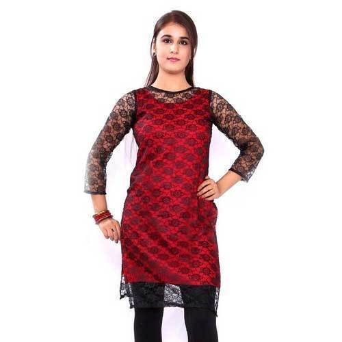 Attractive Design Ladies Net Kurtis