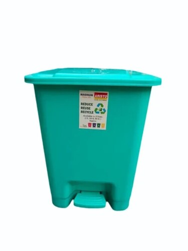 Plastic Pedal Dustbin - Color: Green