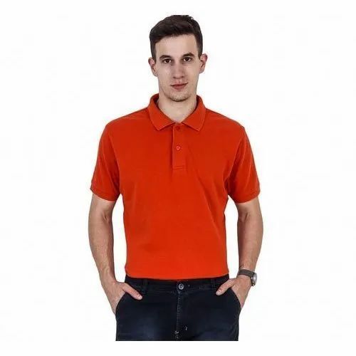 Polo Collar Polyster T Shirt