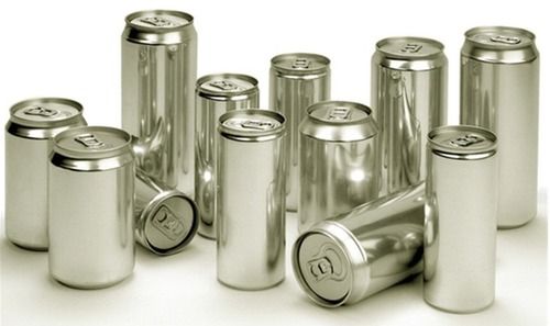 Silver Light Weight Aluminum Beverage Cans