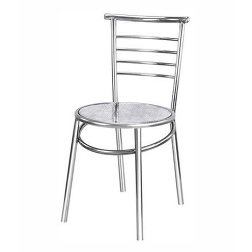 Silver Polished Stainless Steel Chair