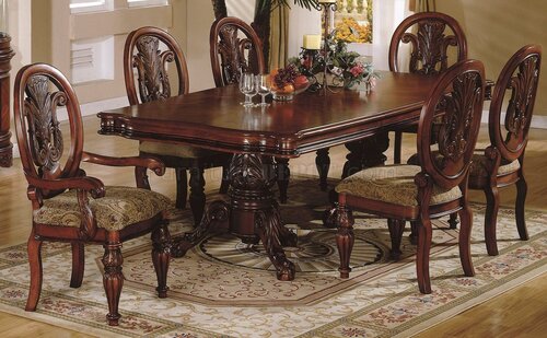 Attractive Design And Premium Grade Carved Dining Table at
