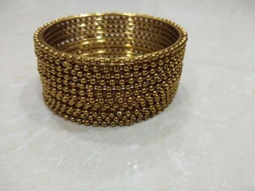 Attractive Designs And Shiny Look Beaded Imitation Bangles