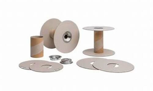 Cardboard Reel - Solid Brown Round Cardboard Material | Manual Type, Very Good Quality