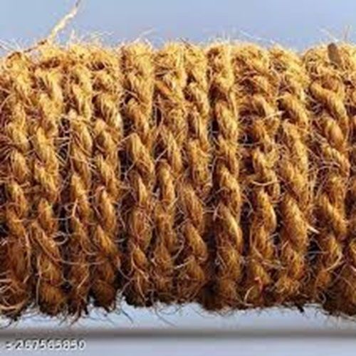 Golden Brown Eco Friendly Coconut Fibre Coir Rope