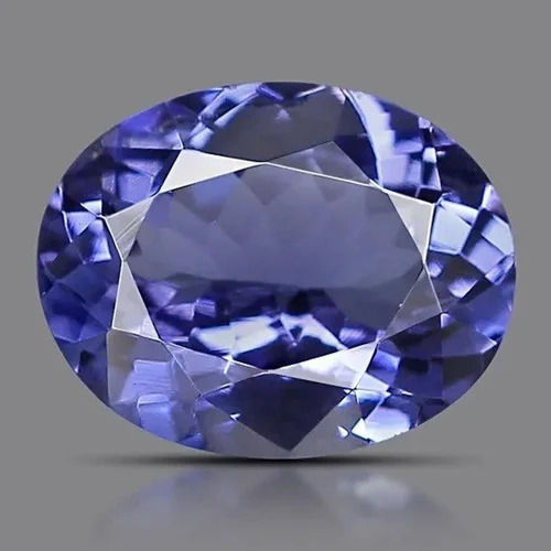 Polished Oval Blue Diamond