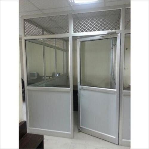 Silver Color Exterior Finish Aluminum Door For Office