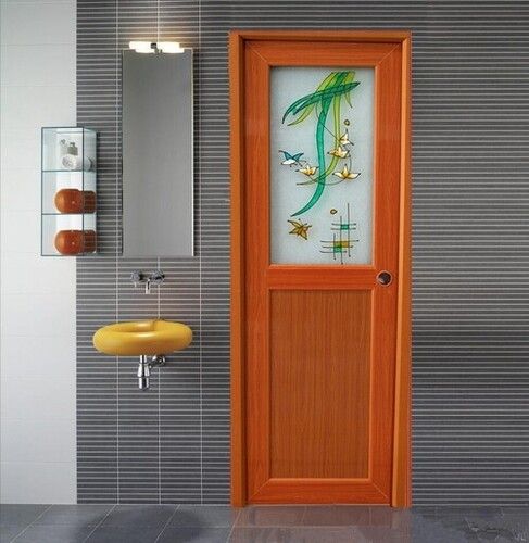 Multi Color Sylish And Designer Wooden Bathroom Door