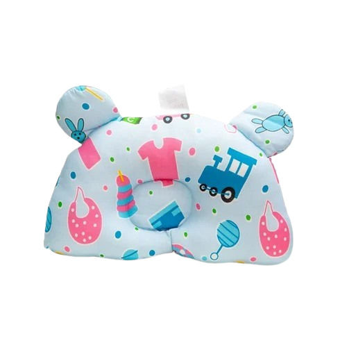 Multicolor Soft Printed Baby Pillow