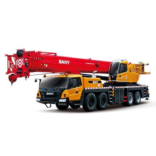 Multi Color Mild Steel Material Mobile Crane For Outdoor