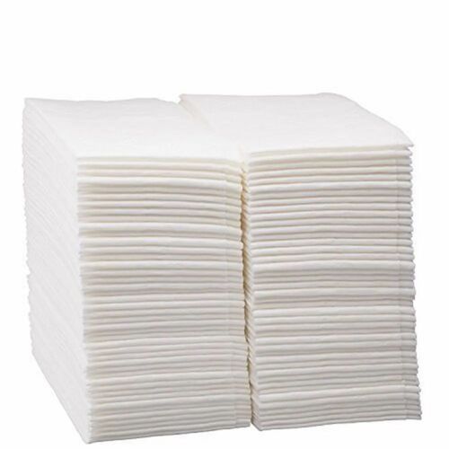 white paper napkin